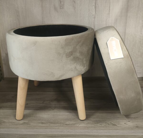 Sgabello Contenitore Cloud Tortora D.36*H.43cm - immagine 5