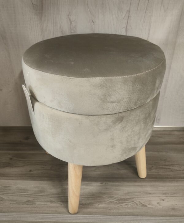 Sgabello Contenitore Cloud Tortora D.36*H.43cm - immagine 4