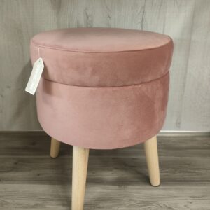 Sgabello Contenitore Cloud Rosa D.36*H.43cm