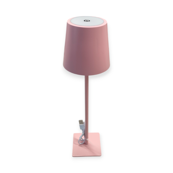 Lampada Led Touch Pastello 10*10*H.36cm 4 Colori - immagine 5