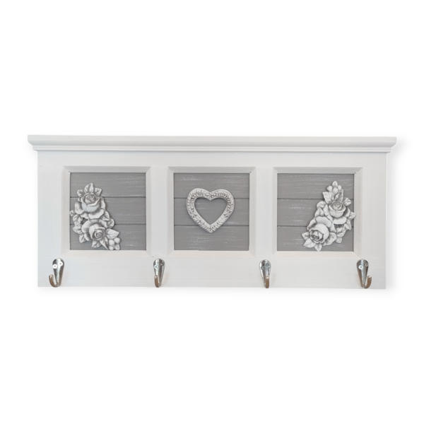 Appendiabiti Da Parete Romantic Grey