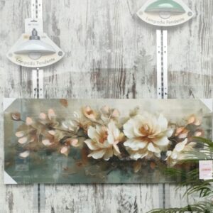 Tela Floral Branch Wh 40*100cm
