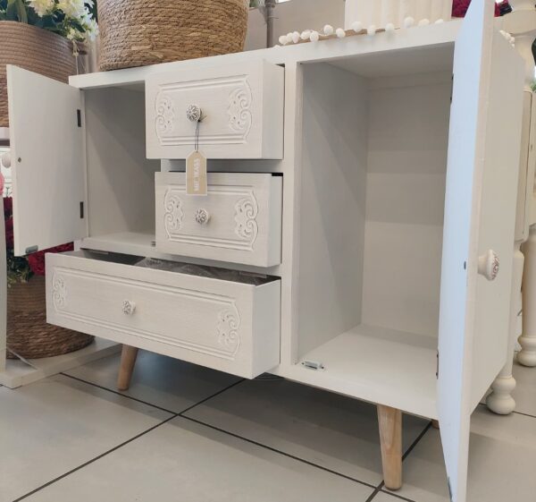 Mobiletto Cassetti e Sportelli Coventry 90*33,5*H.72cm - immagine 2