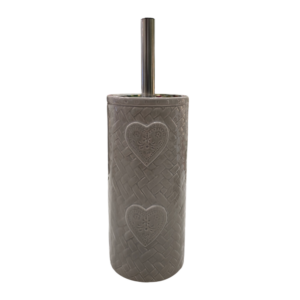 Scopino da Bagno Ceramic Love Tortora 10,5*H.23cm