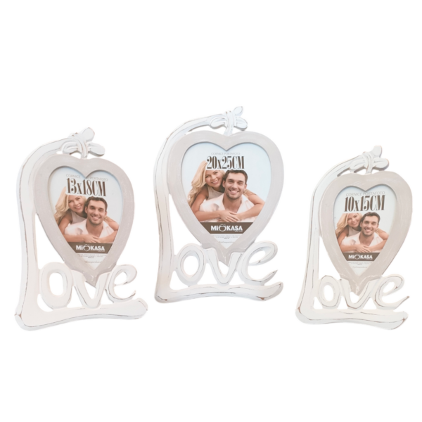 Portafoto Love Heart Shape 10*15cm - immagine 3