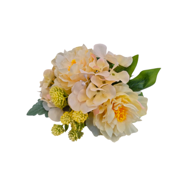 Mazzetto Peonie e Ortensie Royal 32cm (3Colori) - immagine 2
