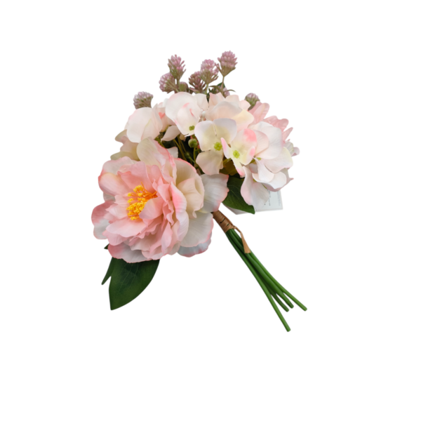 Mazzetto Peonie e Ortensie Royal 32cm (3Colori) - immagine 5
