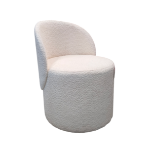 Poltroncina Bouclè Crema 55*55*67cm