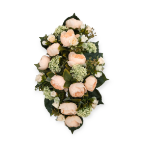 Tralcio Centrotavola Peonie Cream 70*30cm