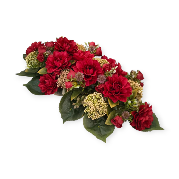 Tralcio Centrotavola Dalie Red 70*30cm