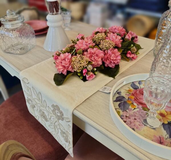 Tralcio Centrotavola Dalie 70*30cm - immagine 3