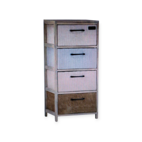 Colonnina Soft Wonden 4 Cassetti 39*29*H.88cm