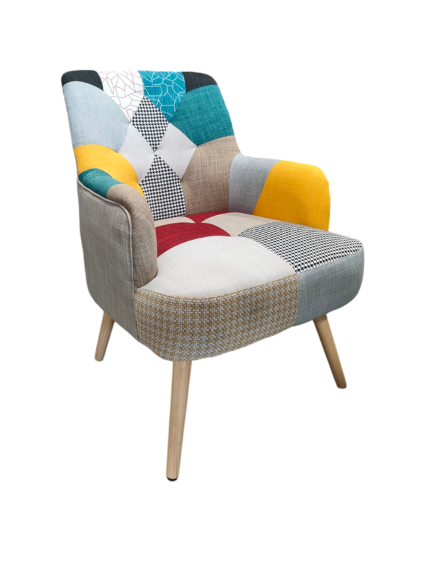 Poltrona Classic Patchwork 57*70H.83cm - immagine 2