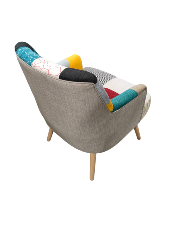 Poltrona Classic Patchwork 57*70H.83cm - immagine 3