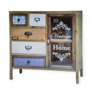 Mobiletto Sportello 5 Cassetti Chester 80*36,5*H.78,5