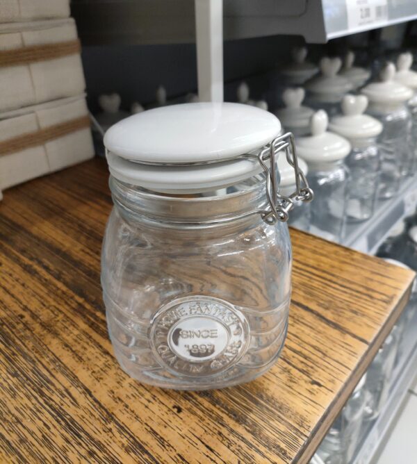 Barattolo Vetro Biot Tappo ceramica 1000ML - immagine 2