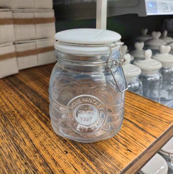 Barattolo Vetro Biot Tappo ceramica 1000ML