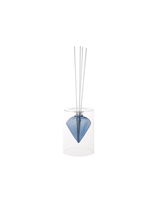 Diffusore di Fragranza Diamond Blue con Bastoncini Fiber Wood
