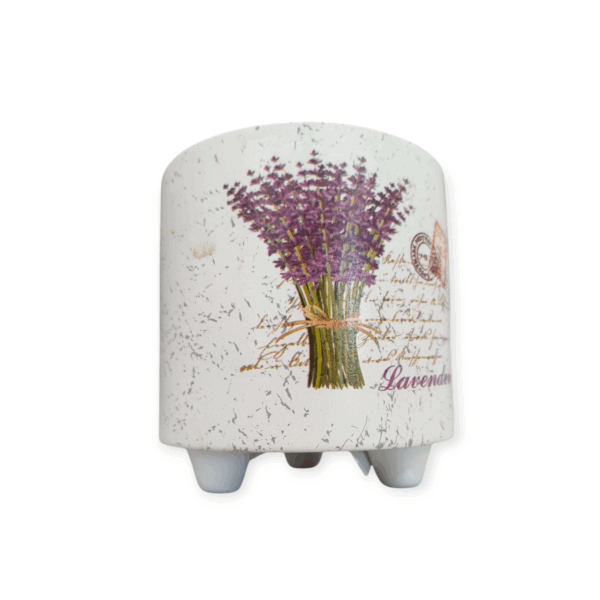 Set 8 Portavasi con Piedini Vintage 9,5*9,5*H.9,5cm - immagine 3