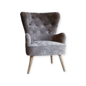 Poltrona Trapuntata Classic Tortora 67*71*90Cm