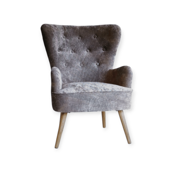Poltrona Trapuntata Classic Tortora 67*71*90Cm
