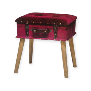 Sgabello Velvet Bordeaux 40*32*44cm