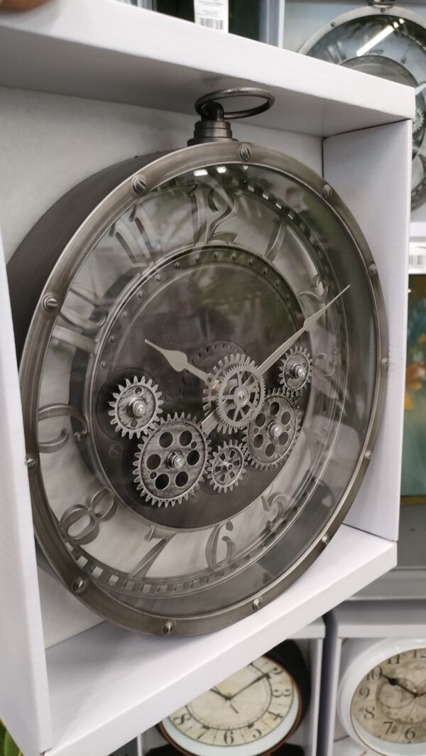 Orologio Oblò Ingranaggi Mobili 32,2*27,5*5,7cm - immagine 3