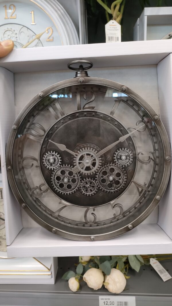 Orologio Oblò Ingranaggi Mobili 32,2*27,5*5,7cm - immagine 2