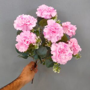 Mazzo Garofani 7Fiori H.50cm (2colori)