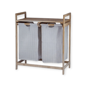 Porta Panni Doppio Bambu 63,5*33*H.72,5cm