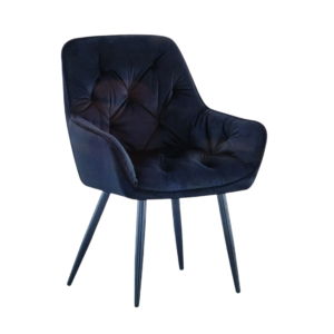 Sedia Classic Trapuntata Nera 58*58*H.87cm