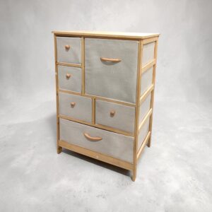 Mobiletto Bambù 6 Cassetti Side 55*39*H.80cm